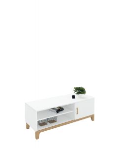 Szafka RTV 130 Hygge White