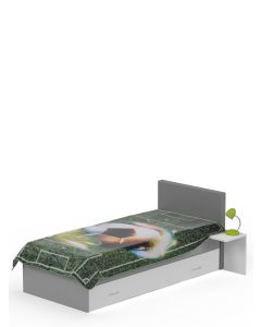 Łóżko tapicerowane 120x200 Young Grey