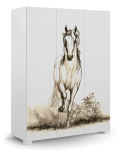 Szafa 150 Horse White