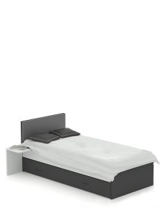 Łóżko 120x200 S Grey Anthracite