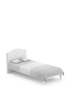 Łóżko tapicerowane 90x200 ReStyle White Crystal