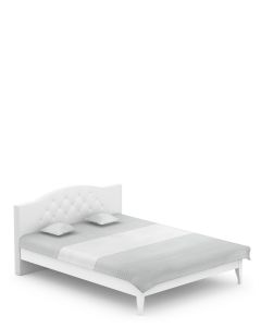 Łóżko tapicerowane 160x200 ReStyle White Crystal