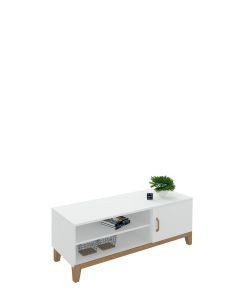 Szafka RTV 130 Hygge White