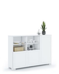 Regał niski 150 Frame White