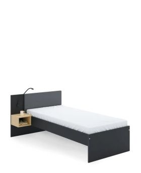 Łóżko SN 90 P=L Loft Anthracite