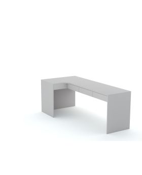 Biurko narożne B58 205x95 L Chinchilla