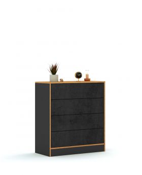Komoda 90 Mode Concrete Oak
