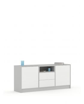 Komoda 180 Mode White Grey