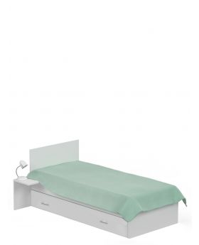 Łóżko 90x200 Uni White