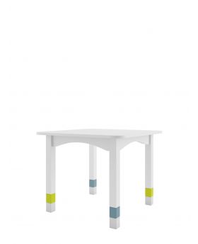 Stolik 67 Kids White + Blue&Green