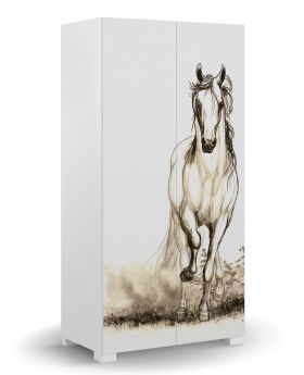 Szafa 100 Horse White