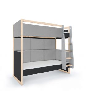 Łóżko Dual Prawe DARK STONE V