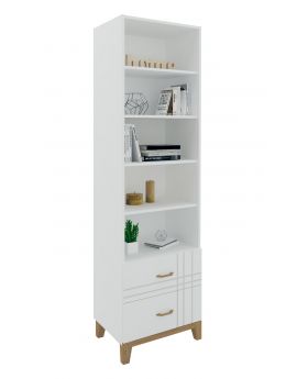 Regał wysoki 60 Hygge White