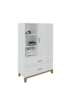 Regał niski 100 Hygge White