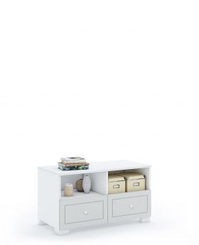 Szafka RTV 100 Frame White Grey