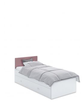 Łóżko 90x200 S White Pink
