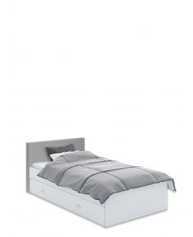 Łóżko tapicerowane 120x200 White Stone