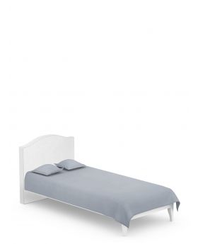 Łóżko tapicerowane 90x200 ReStyle White