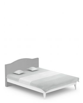 Łóżko tapicerowane 160x200 ReStyle White Stone