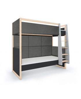 Łóżko Dual Prawe DARK ANTHRACITE V