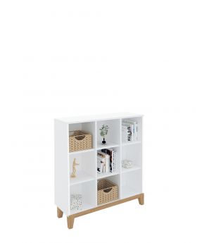 Biblioteczka Scandi White