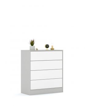 Komoda 90 Mode White Grey
