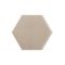 Panel Heksagon Beige Cloud 03