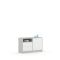 Komoda 120 Mode White Grey