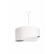 Lampa Tulip White&Grey