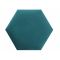 Panel Heksagon Turquoise Piano