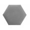 Panel Heksagon Grey Piano