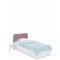 Łóżko tapicerowane 90x170 Soft White Pink
