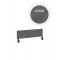 Zastawka tapicerowana Anthracite Cloud 97