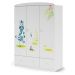 Szafa 135 Happy Animals White