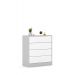 Komoda 90 Mode White Grey
