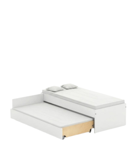 Łóżko Double 90-N White White