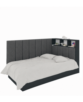 Łóżko Chill 120 Dark Anthracite Cloud 97