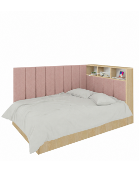 Łóżko Chill 120 Dąb Lindberg Blush Cloud 60
