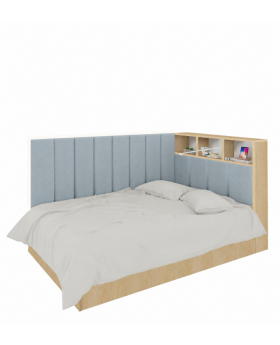 Łóżko Chill 120 Dąb Lindberg Mint Cloud 70
