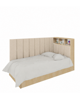Łóżko Chill 90 Dąb Lindberg Beige Cloud 03