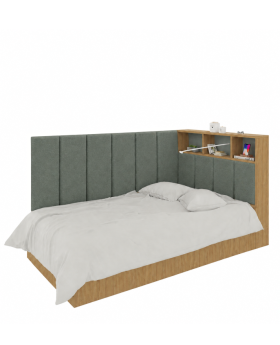 Łóżko Chill 120 Oak Sage Cloud 33