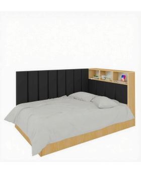 Łóżko Chill 120 Oak Black