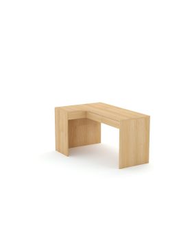 Biurko narożne B45 145x95 L Dąb Lindberg
