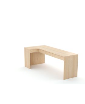 Biurko narożne B45 205x95 L Dąb Lindberg