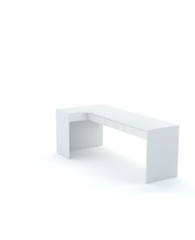 Biurko narożne B45 205x95 L White