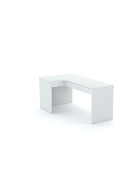 Biurko narożne B58 165x95 L White