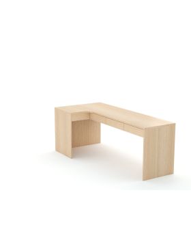 Biurko narożne B58 205x95 L Dąb Lindberg