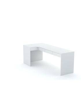 Biurko narożne B58 205x95 L White