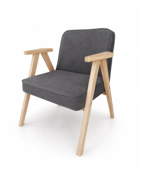 Krzesło Helsinki Oak Anthracite Cloud 97