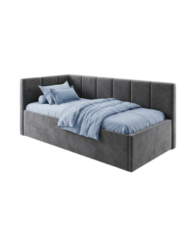 Łóżko Like 90 L Anthracite Cloud 97